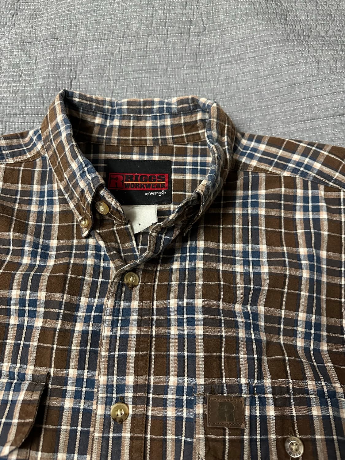 빅사이즈 랭글러 체크셔츠 상품이미지2