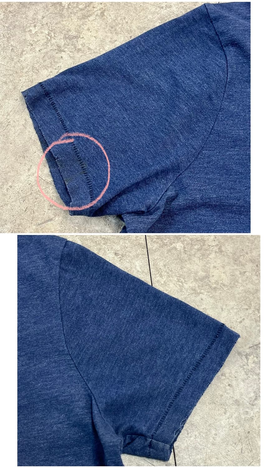 아베크롬비 반팔티 네이비 XL #csz3505 상품이미지6