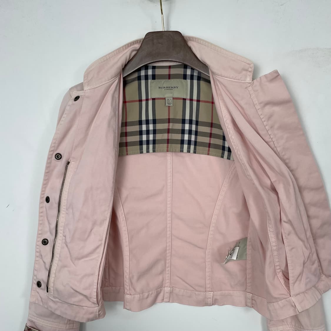 버버리 이탈리아 메이드 여성 코튼자켓 (UK6) 상품이미지7