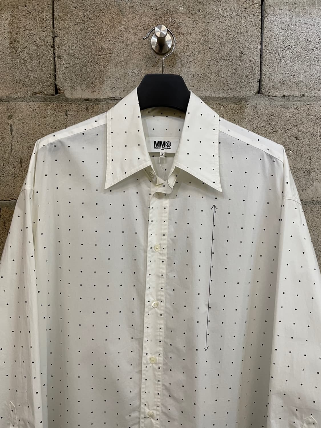 MM6 메종 마르지엘라 도트 프린트 셔츠  상품이미지3