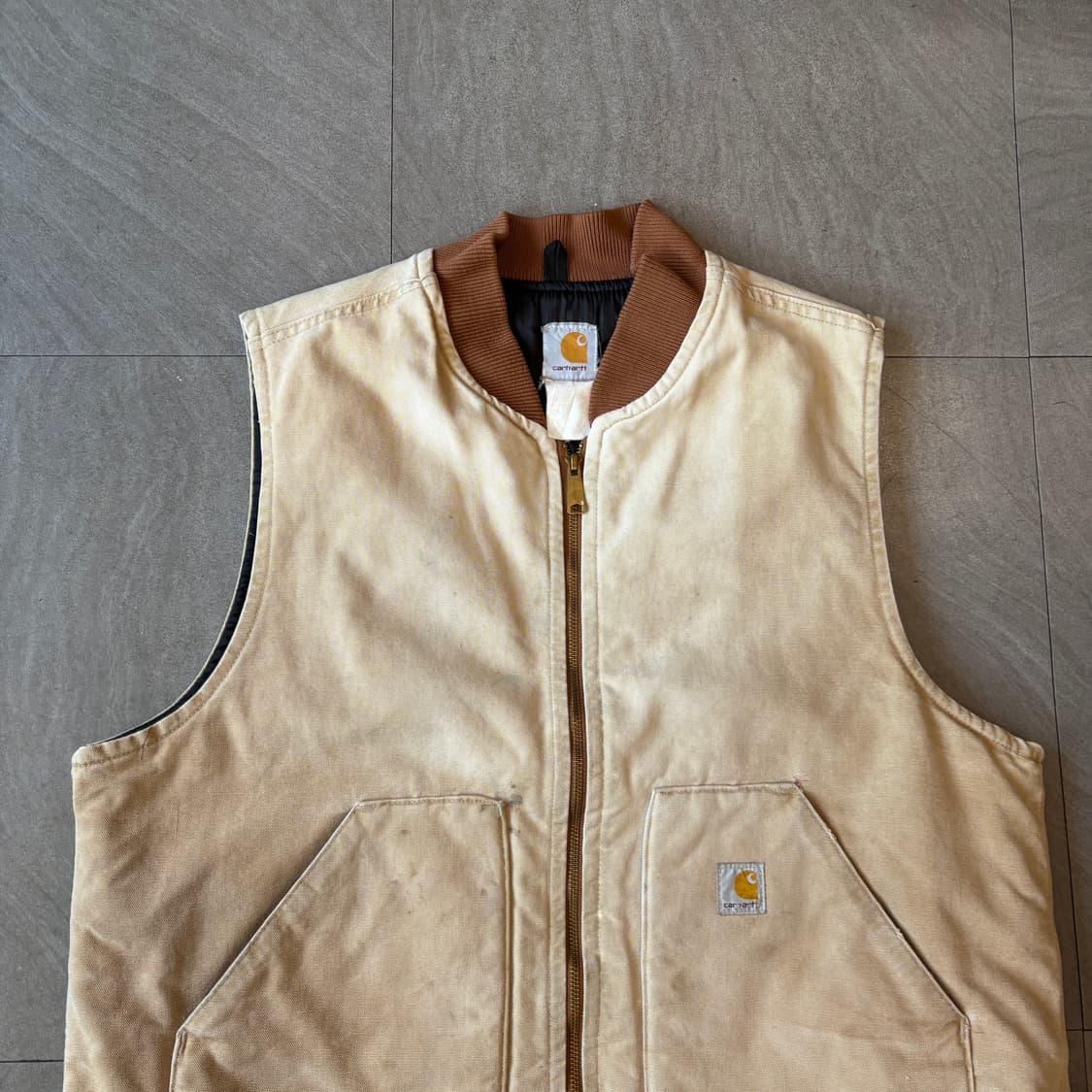 칼하트 정푼 덕 캔버스 조끼 베스트 상품이미지3