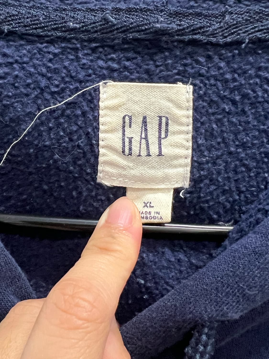 GAP 후드 티 네이비/그레이 상품이미지6