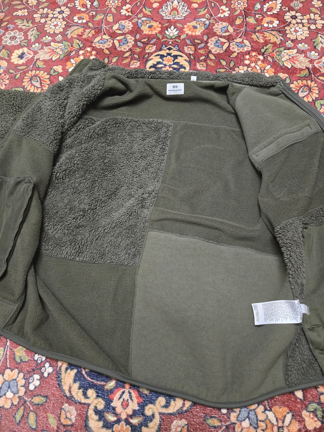 유니클로 x 엔지니어드 가먼츠 집업 플리스 (L) 상품이미지6