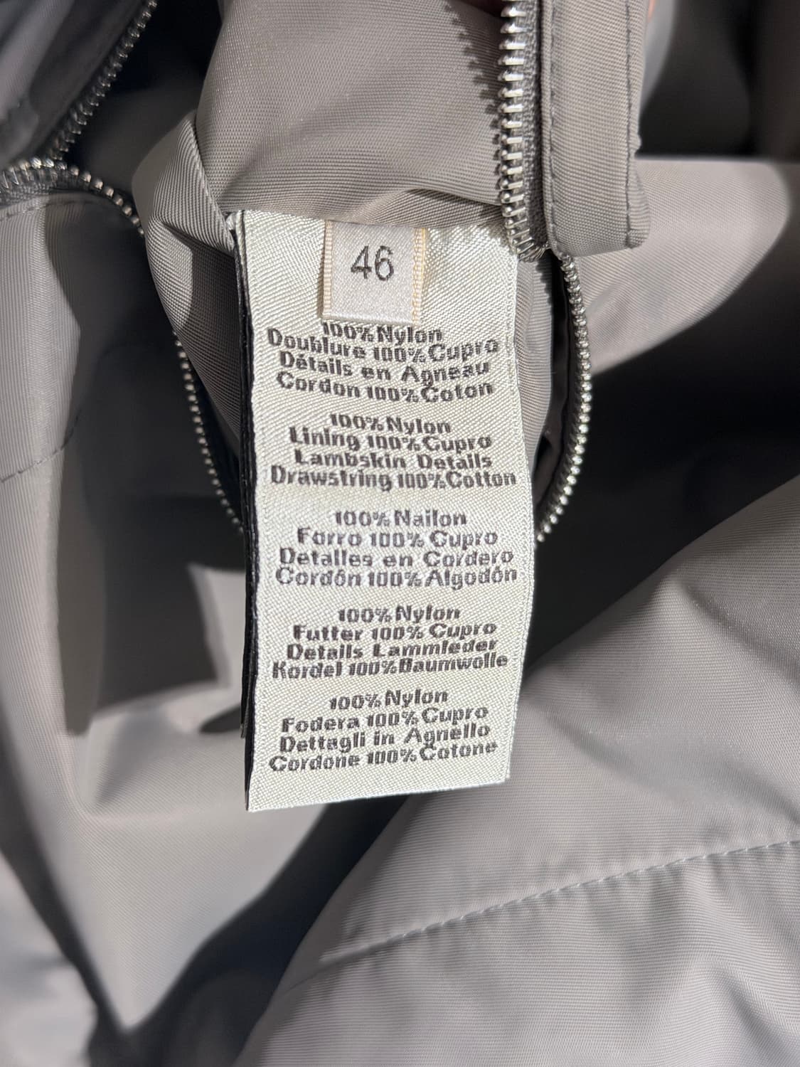 (A+/50) / 에르메스 그레이 코튼 롱코트 상품이미지8