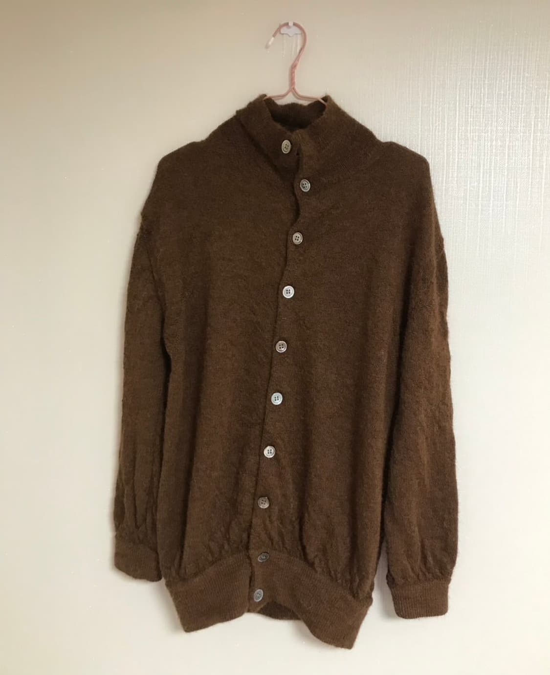 Suno kuwahara 터틀넥 가디건 상품이미지1