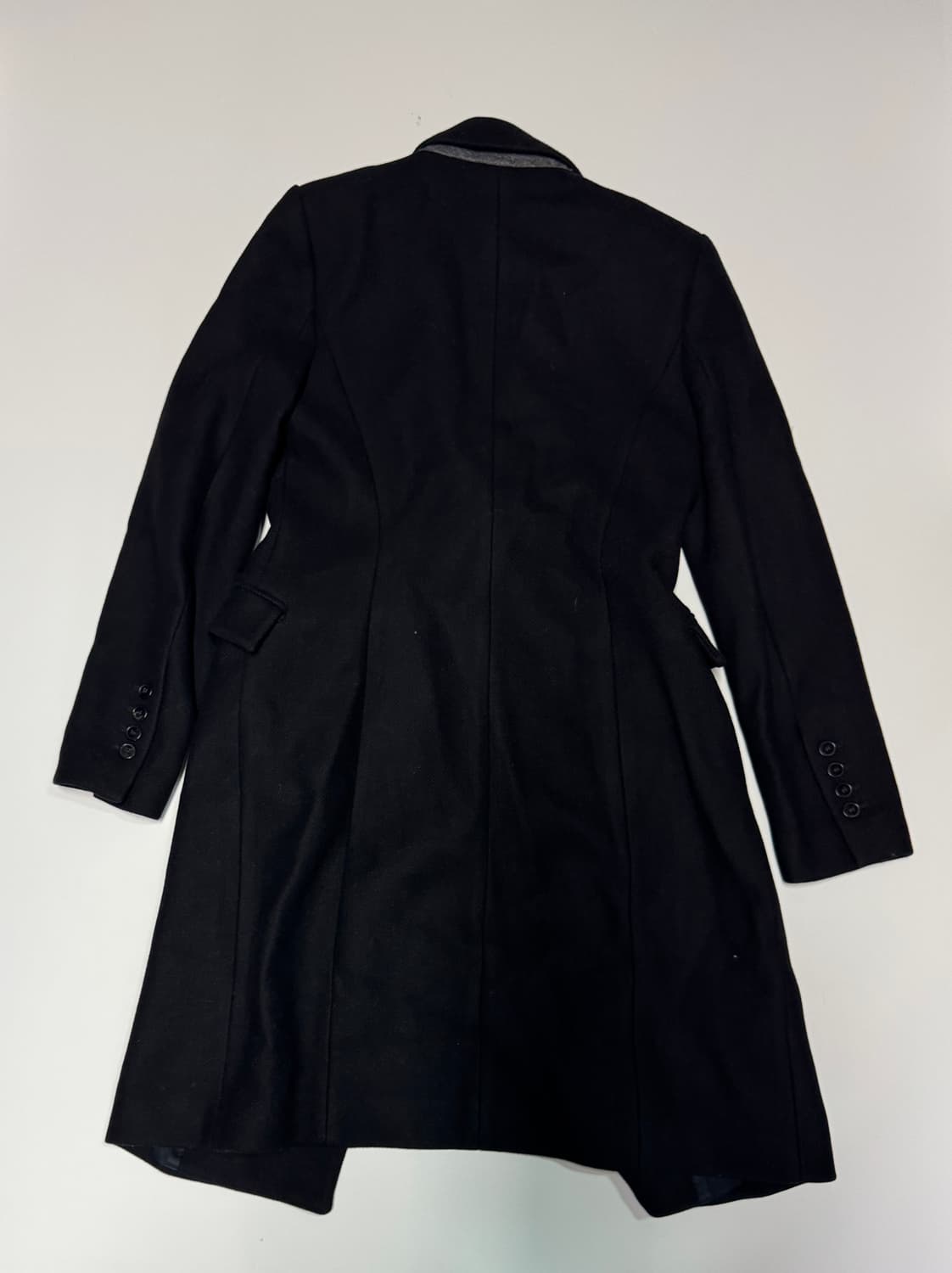 여성 자라 zara 라나 울 블랙 코트 상품이미지2