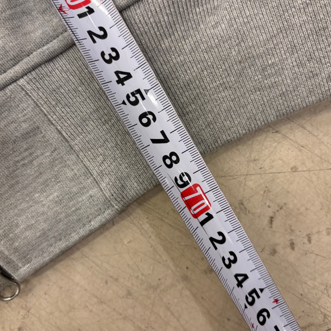 카파 1967 로고 그레이 스웻 집업 상품이미지4