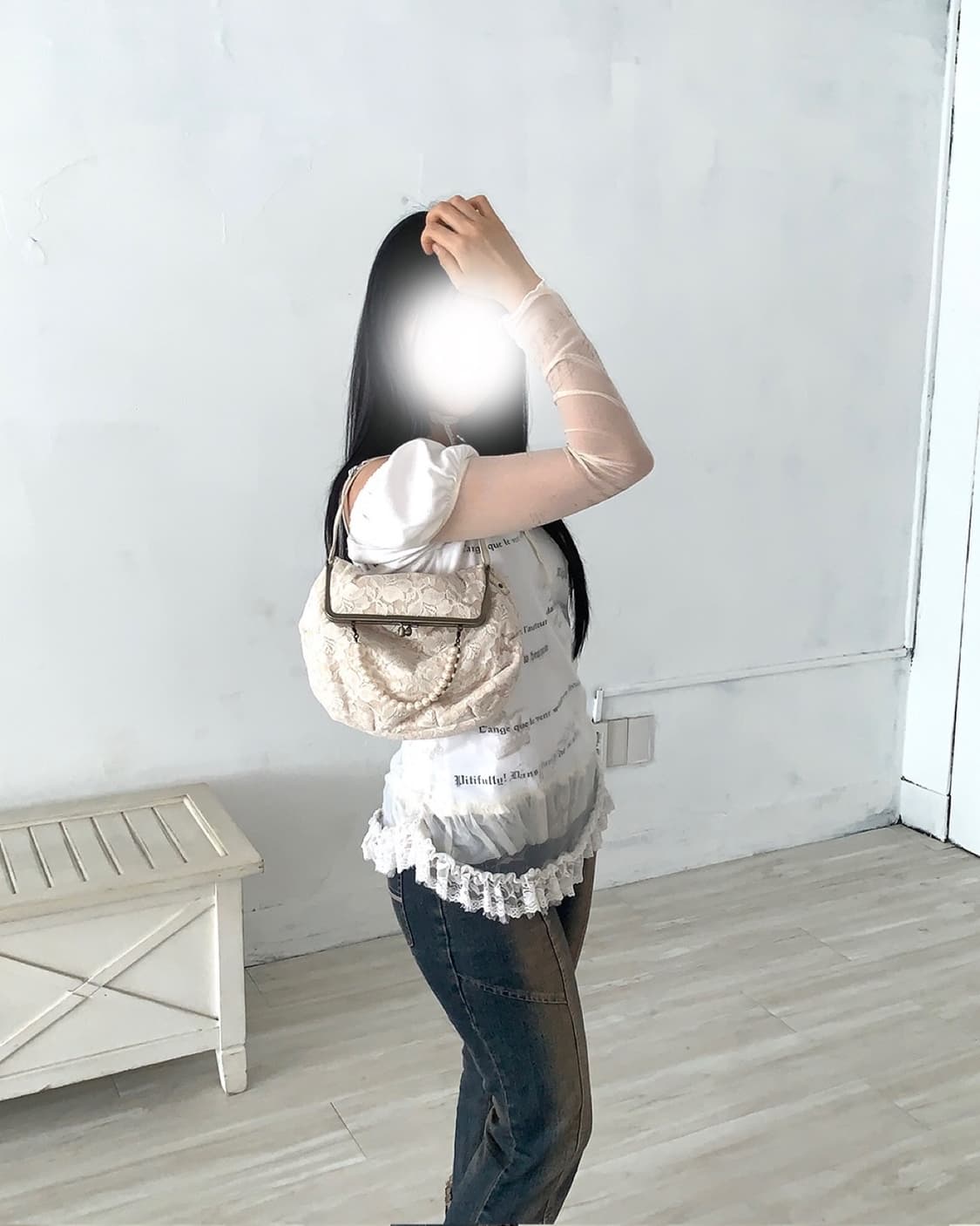 OZZ ON Denim Capri Pants 상품이미지3
