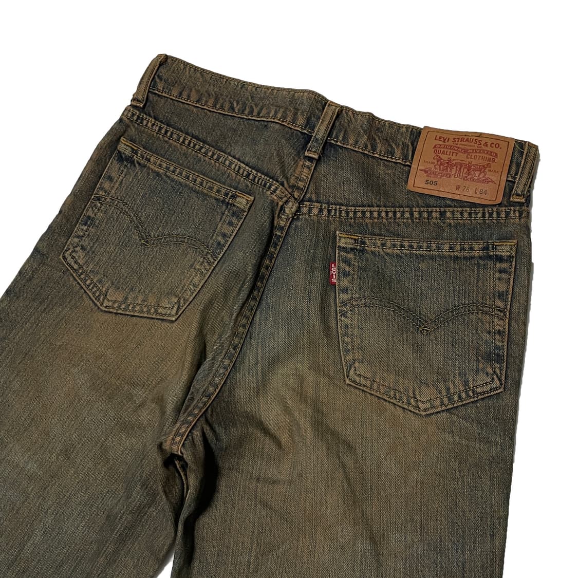 리자이스 505 오일진 커스터마이즈 청바지 상품이미지3