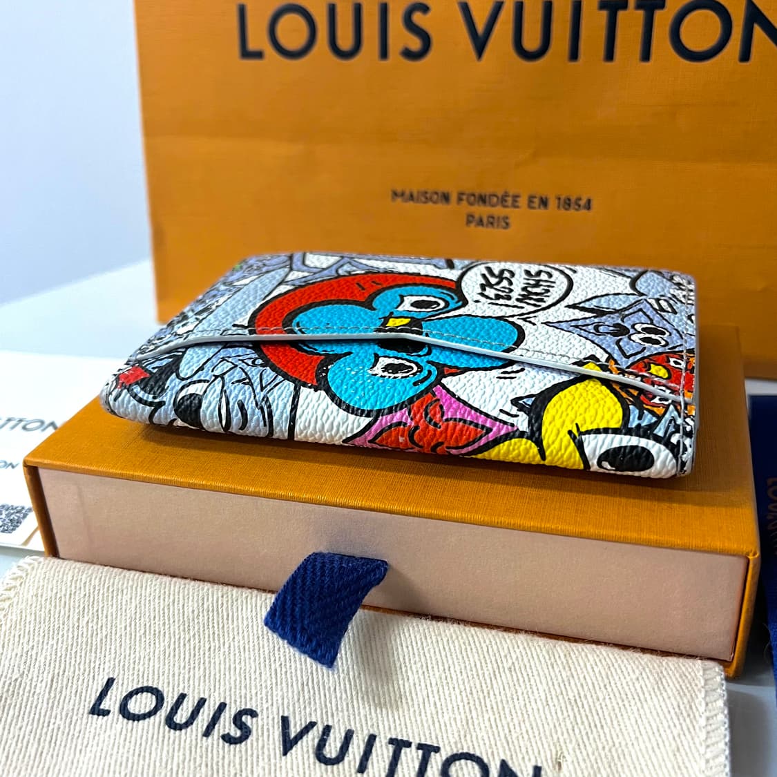 [A급/한정판] 루이비통 코믹스 포켓 오거나이저 카드지갑 M82024 상품이미지8