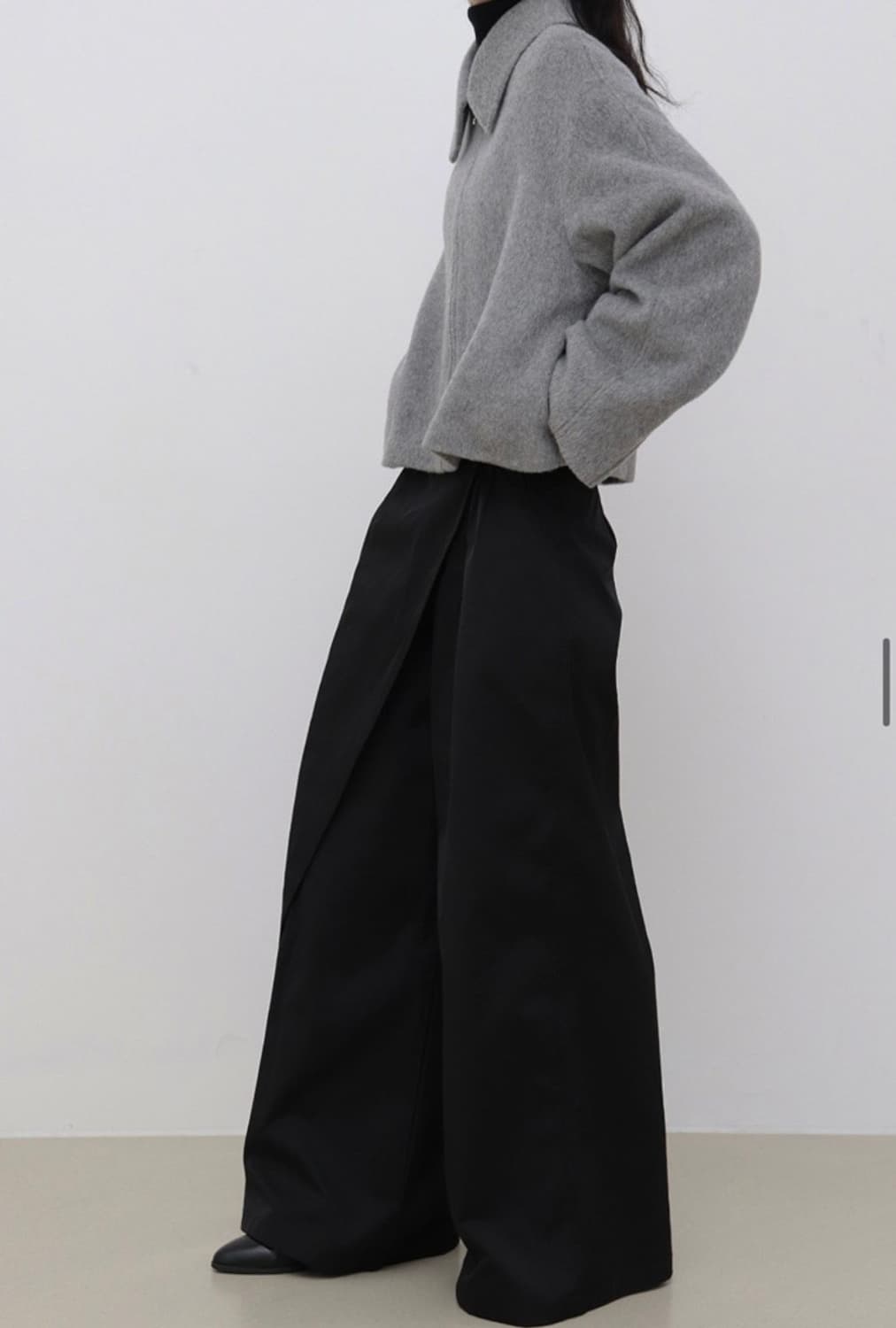 트리밍버드 그레이 집업자켓 상품이미지5