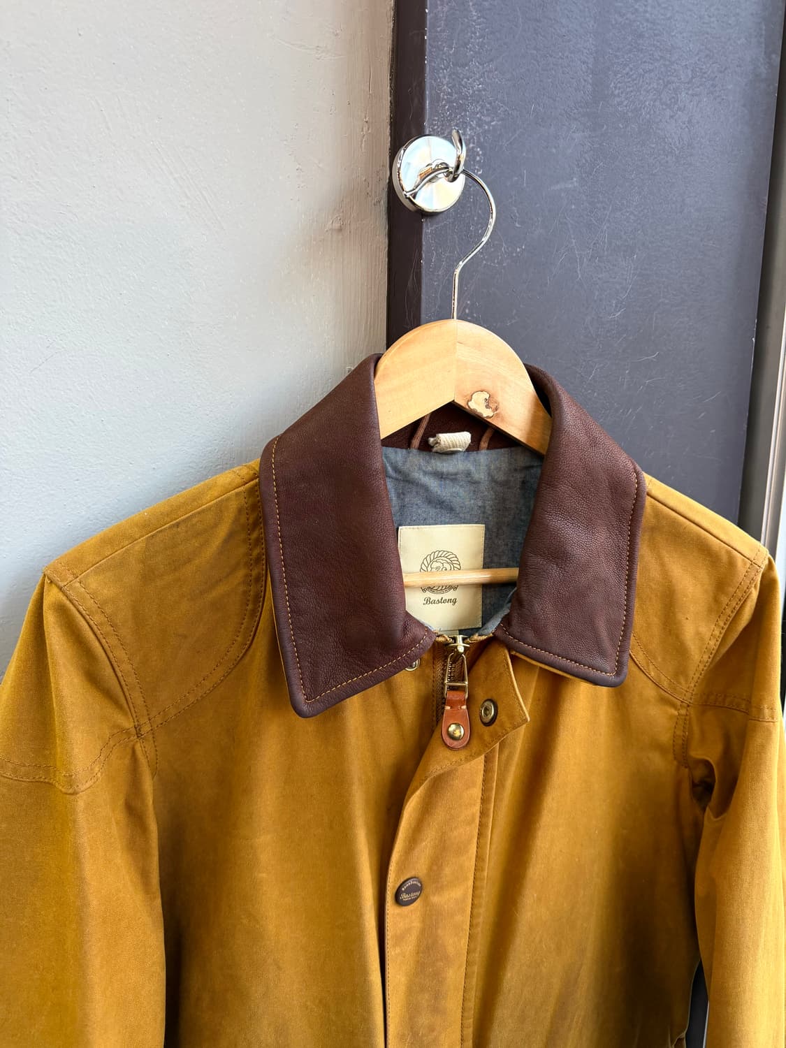 S/ 바스통 001 머스타드 왁스 자켓 상품이미지5