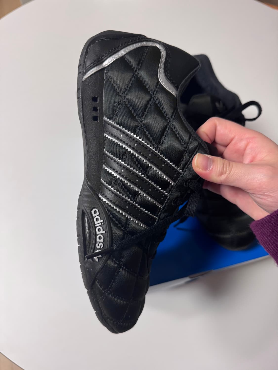 [235] 아디다스 아디레이서 로우 블랙 실버 메탈릭 상품이미지3