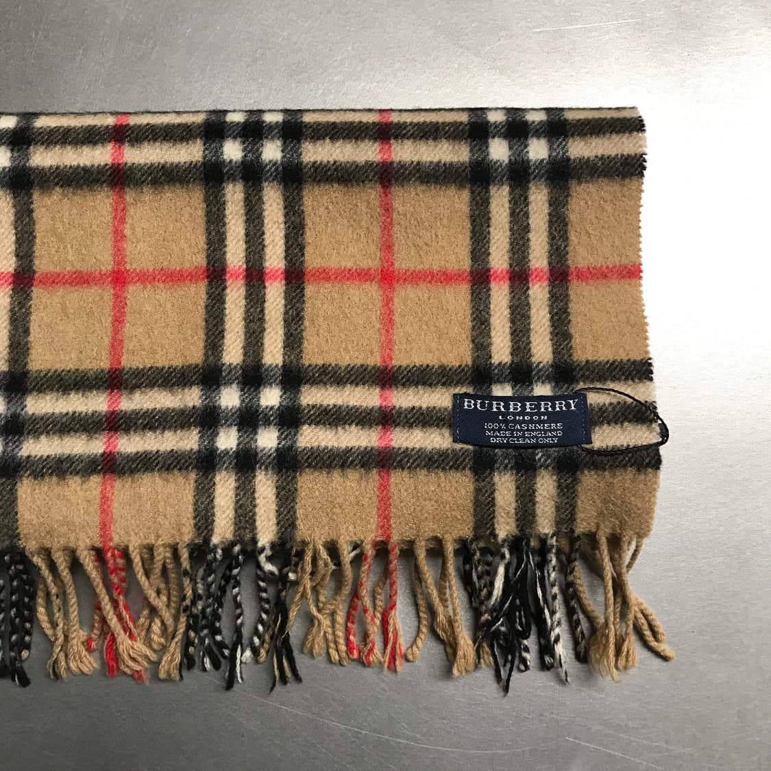 버버리 정품 캐시미어 머플러 베이지 상품이미지2