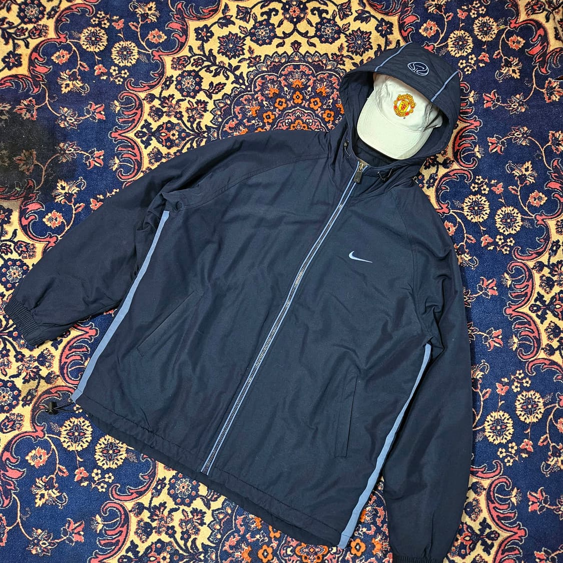 나이키(Nike) 2002's 스우시 블루라인 기모 누빔 후드 자켓  상품이미지1