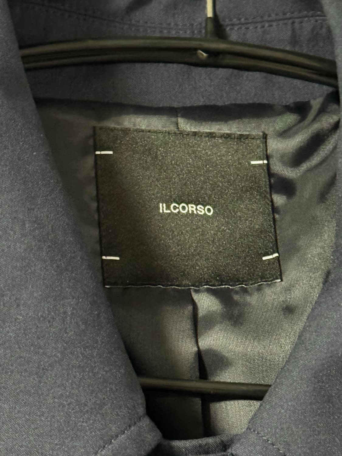 ILCORSO 네이비 발마칸 코트 상품이미지2