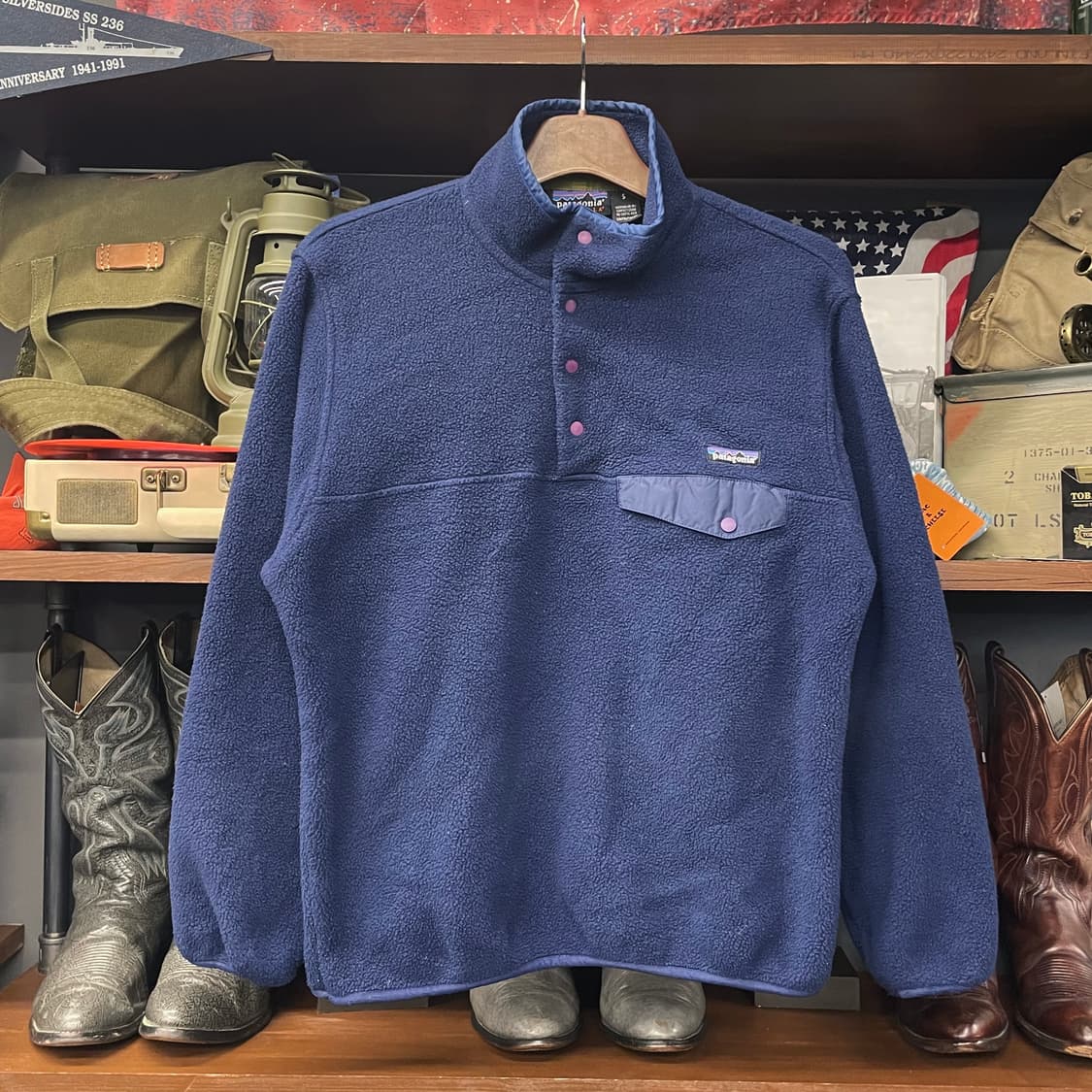 90s 파타고니아 신칠라 스냅-T 풀오버 플리스 N418 상품이미지1