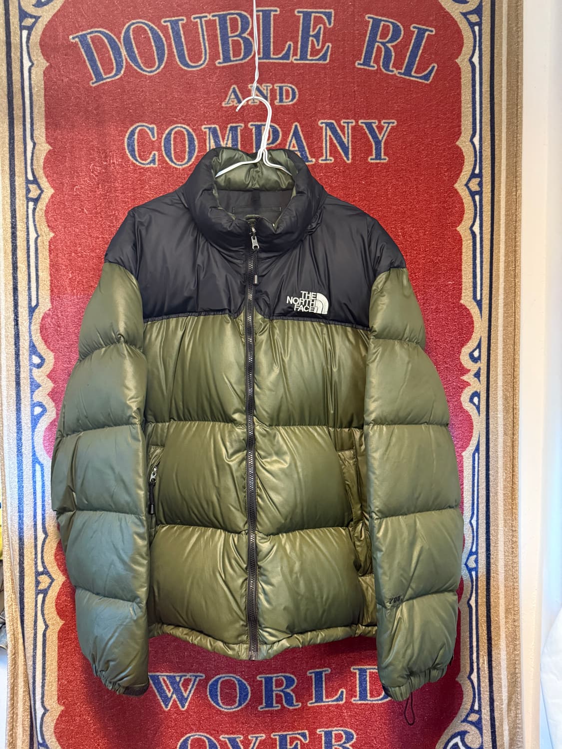 노스페이스 눕시 카키 센터로고 XXL 110 상품이미지1