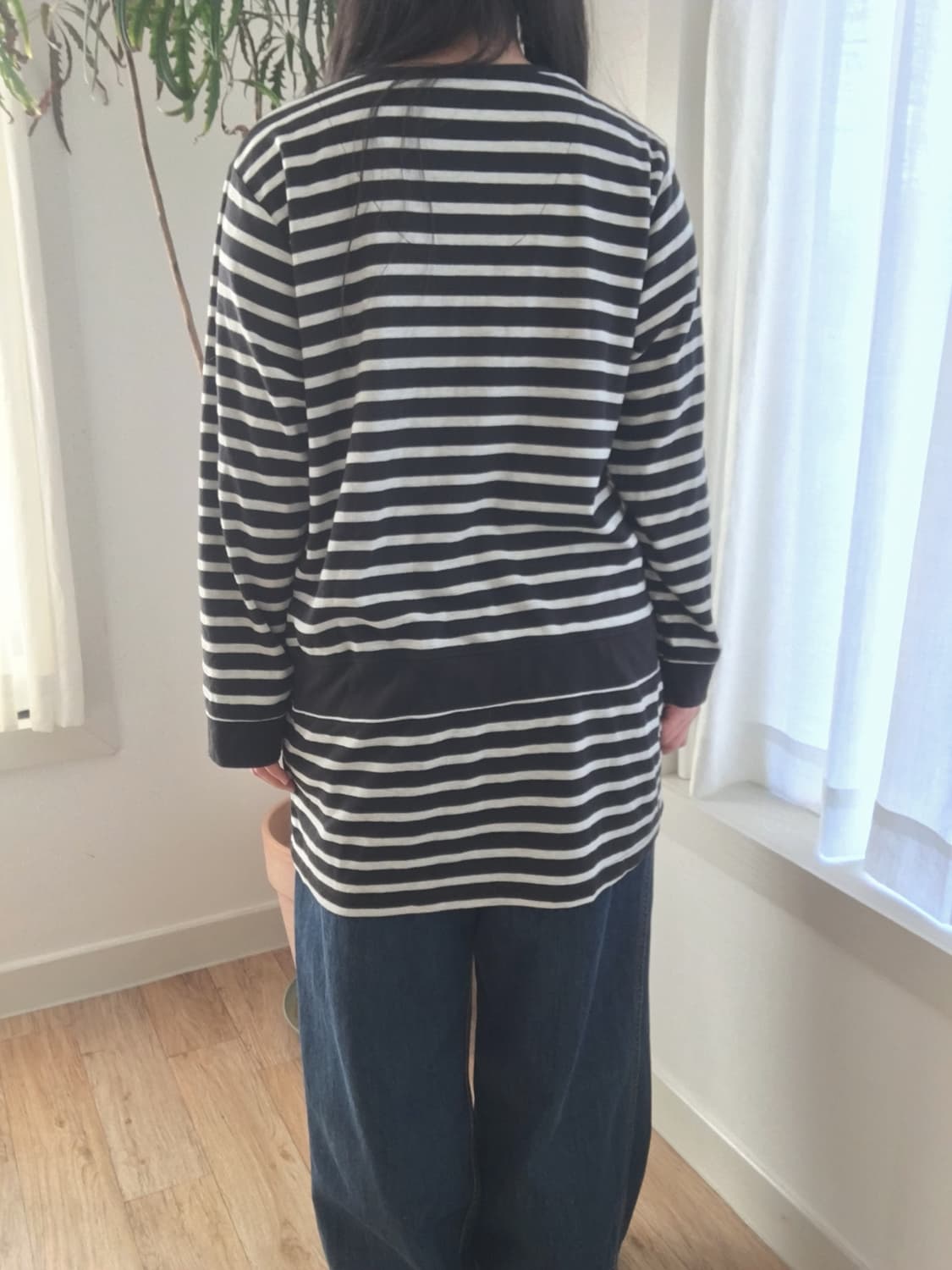 스트라이프 롱슬리브 상품이미지3