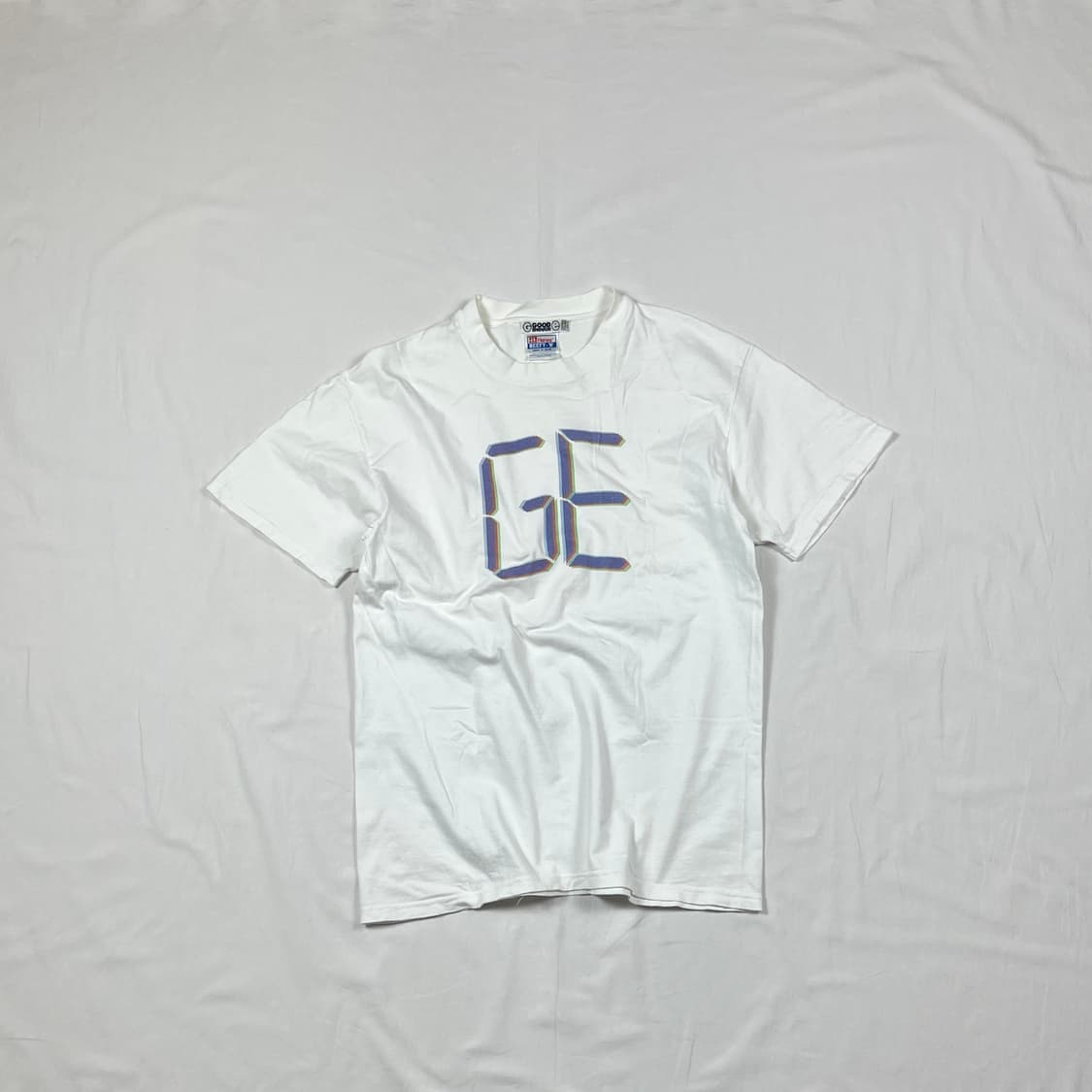 90‘s 굿이너프 good enough ge 로고 반팔티 상품이미지1