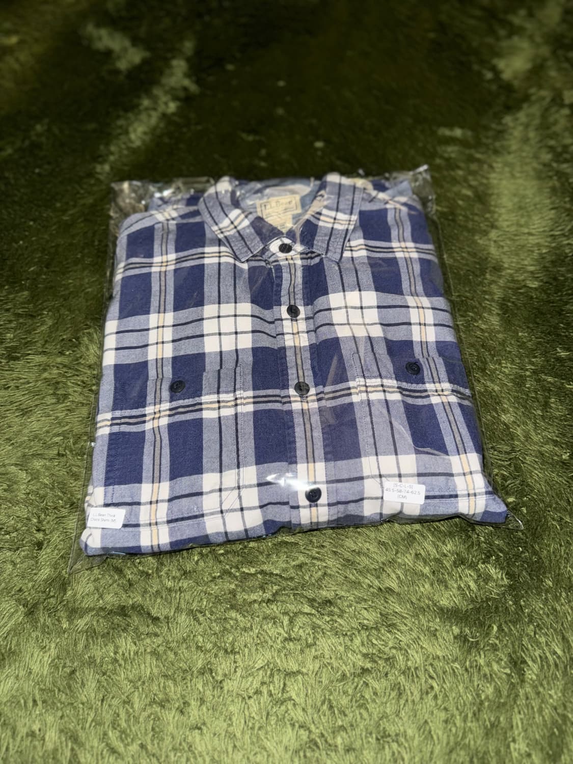 [M] L.L.Bean 엘엘빈 헤비 코튼 플레이드 체크 셔츠 상품이미지10