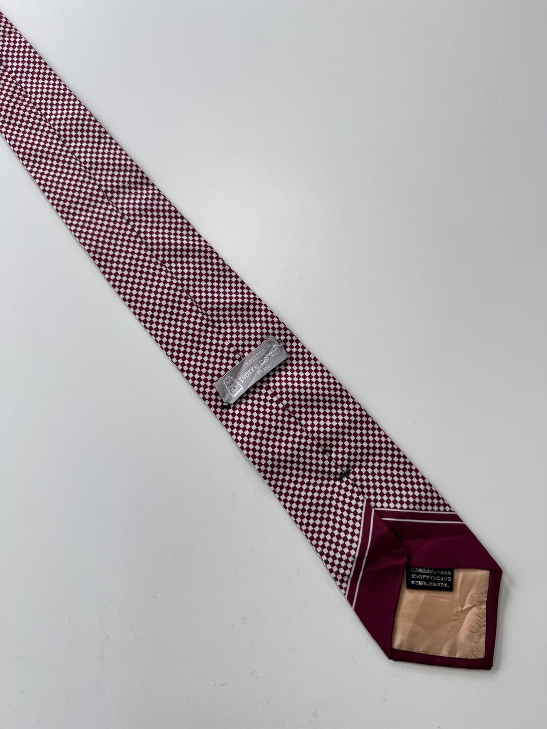 피에르 가르뎅(Pierre cardin) 실크 넥타이 7.8cm 상품이미지3