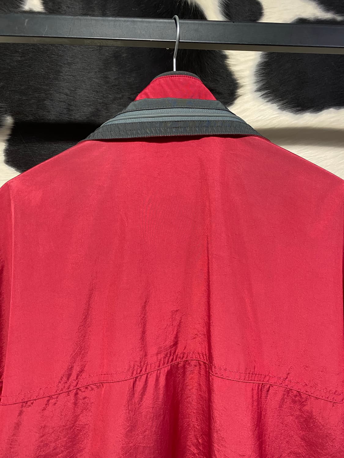 Champion 레터링 디테일 봄버 바람막이 상품이미지7