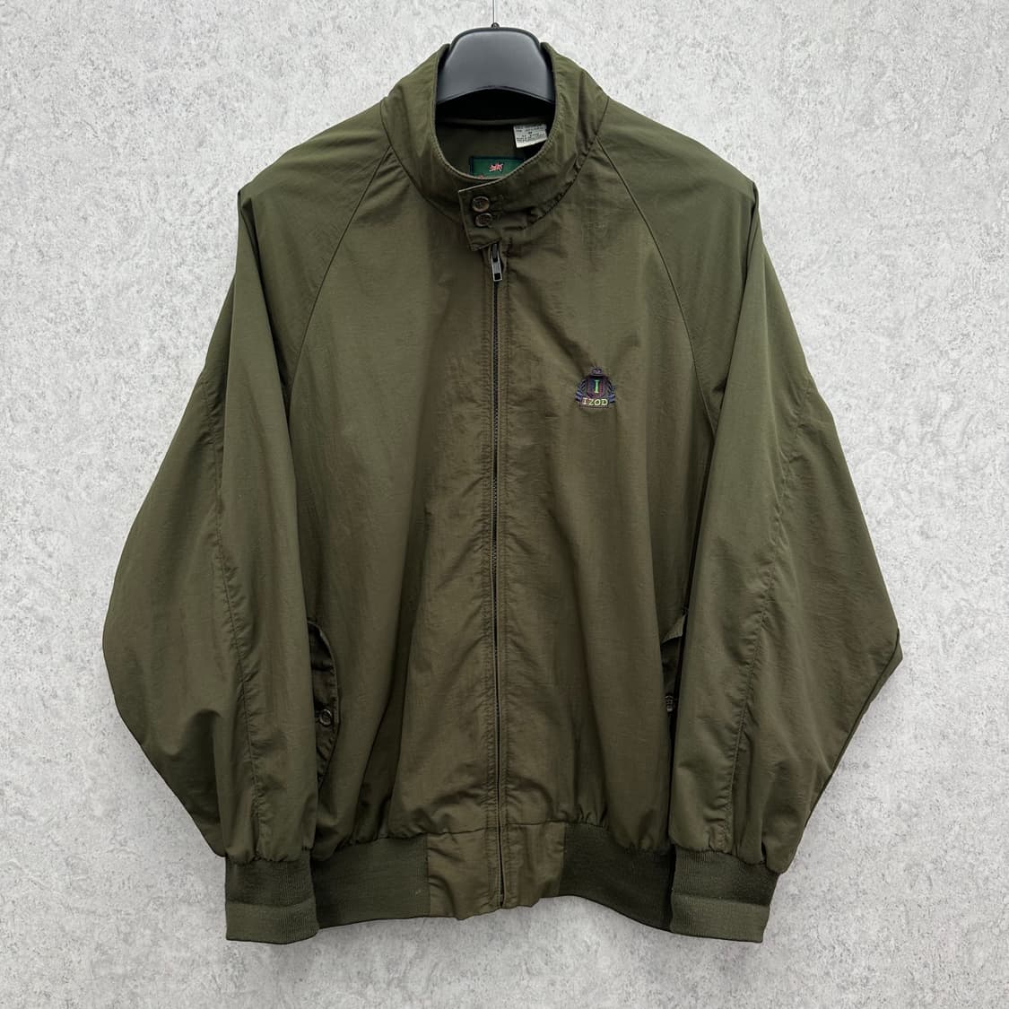 100 IZOD 남자 루즈핏 블루종 자켓 상품이미지1