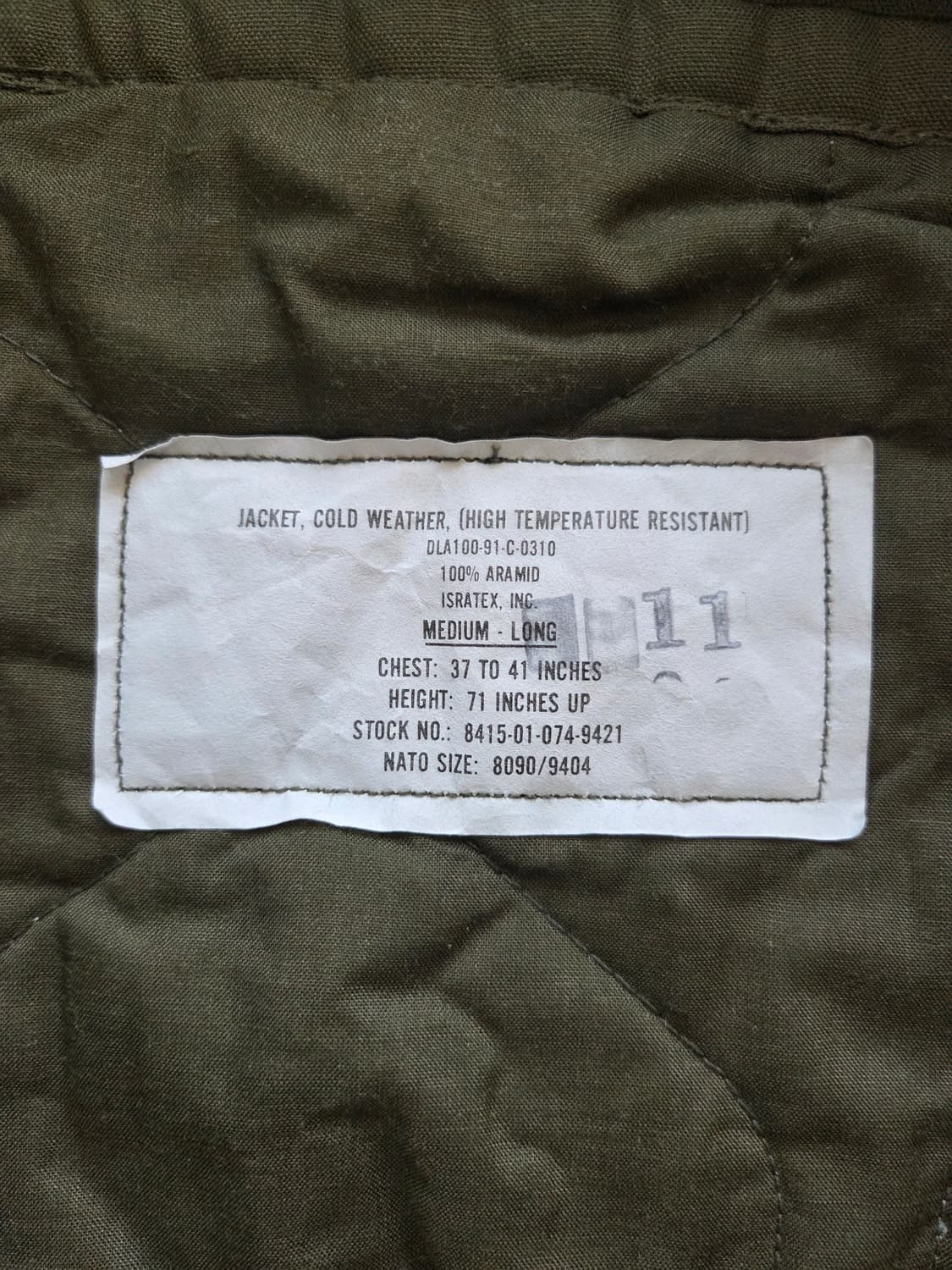 1991 OG CVC 탱커자켓 M-L 상품이미지3