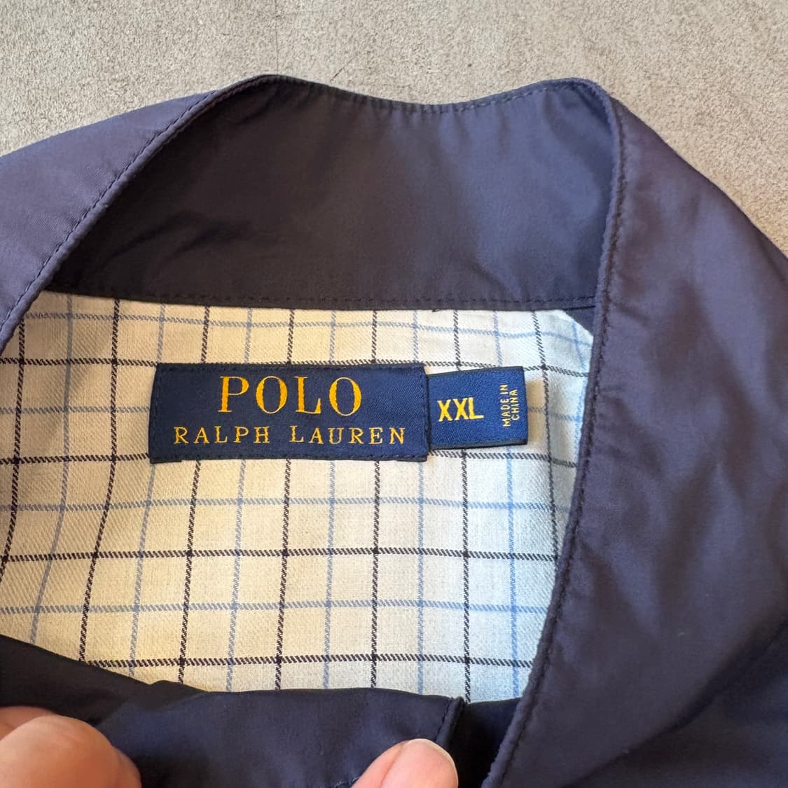 폴로 네이비 바라쿠다 코튼 자켓 상품이미지5