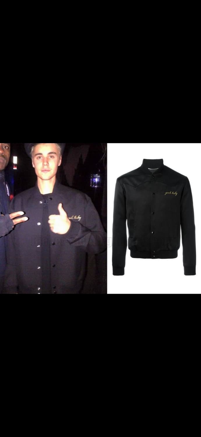 비버착용)생로랑 에디슬리먼yeah baby 테디자켓 상품이미지1