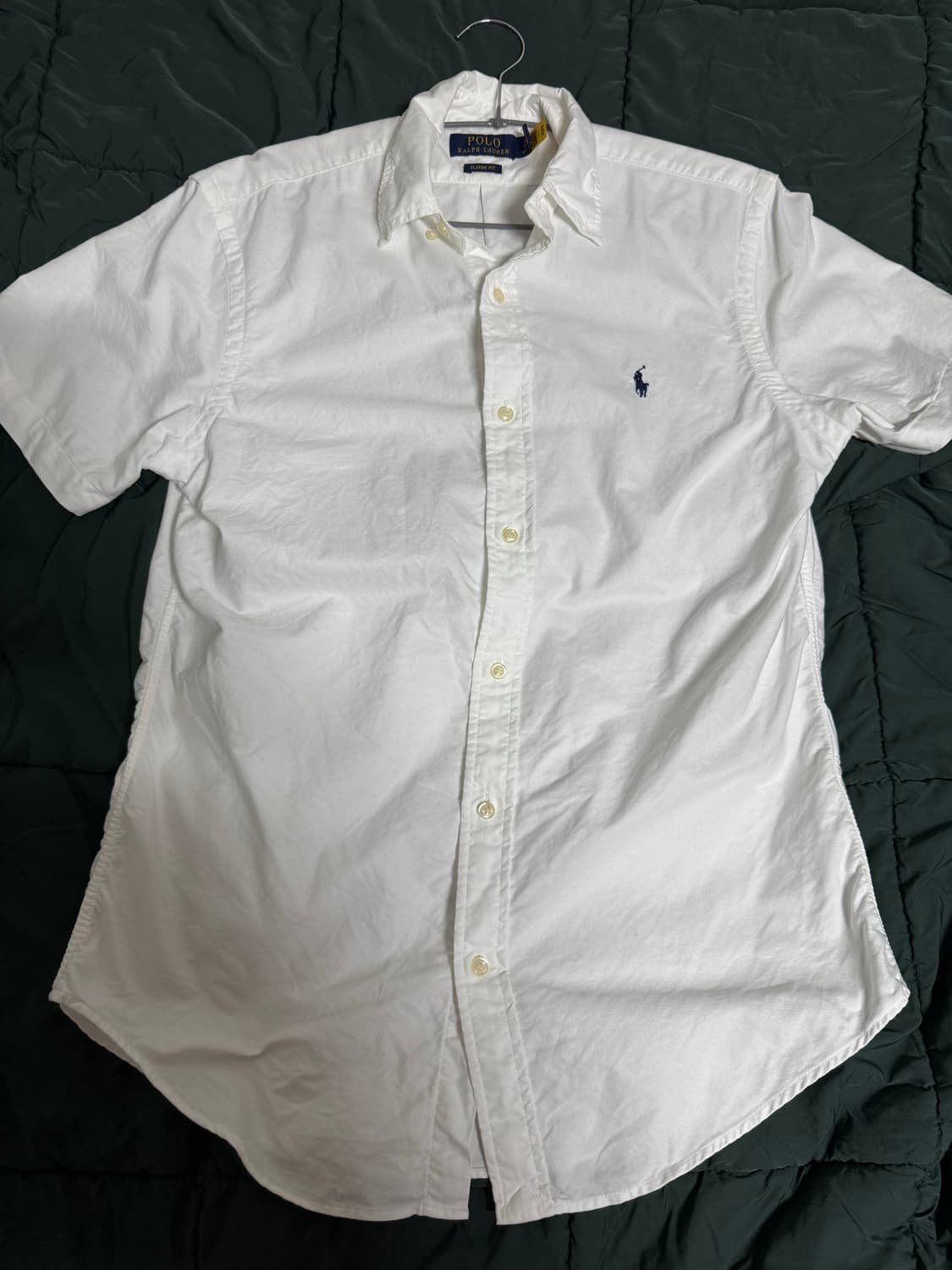 폴로 랄프로렌 화이트 반팔셔츠 S 상품이미지1