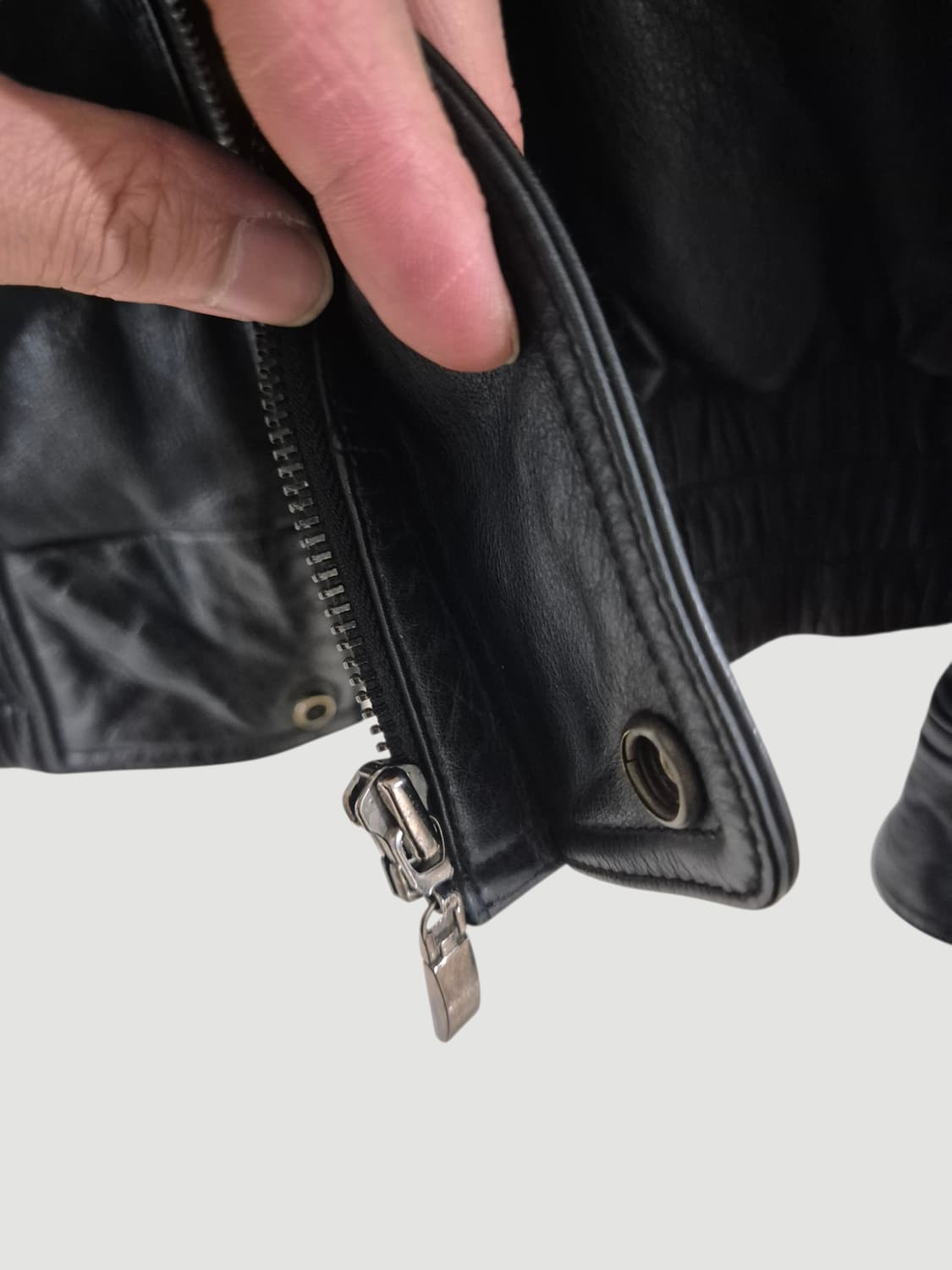 한양모피 빈티지 드럼다이드 가죽자켓 상품이미지7