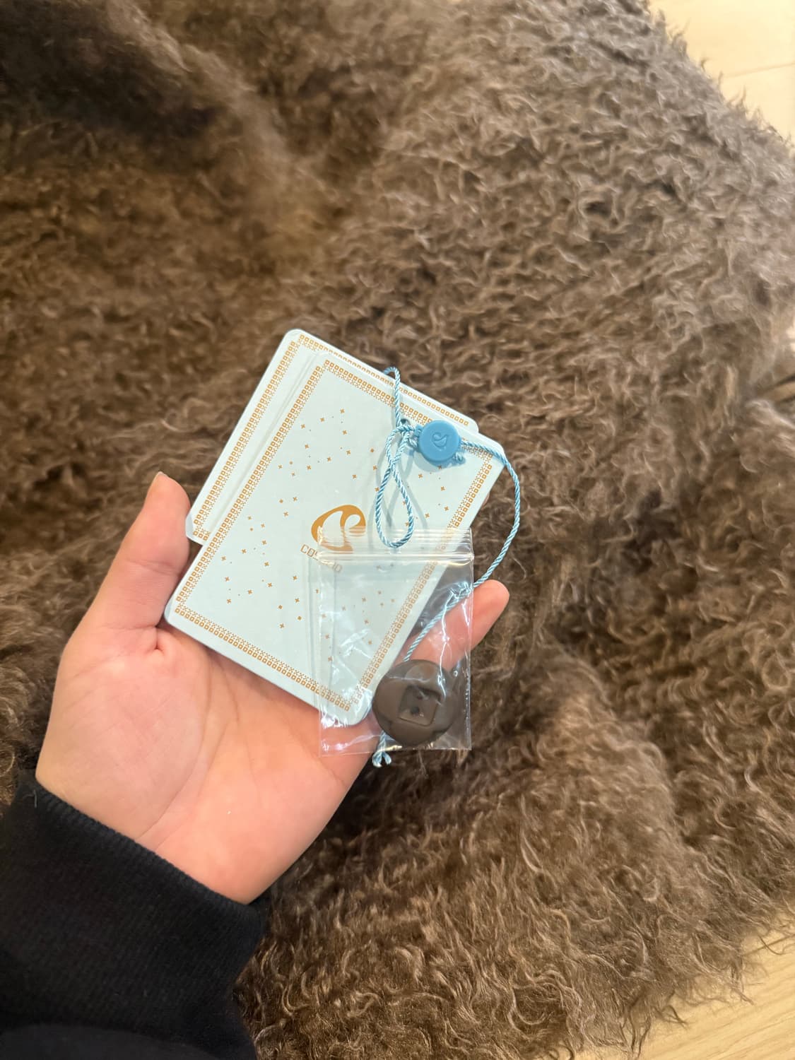 코이세이오 헤어리 퍼자켓 브라운 상품이미지3