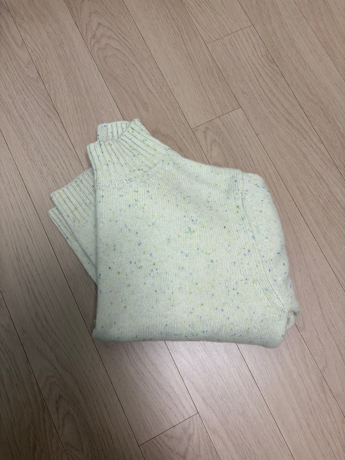 로우클래식 모크넥 니트 스웨터 M 상품이미지3