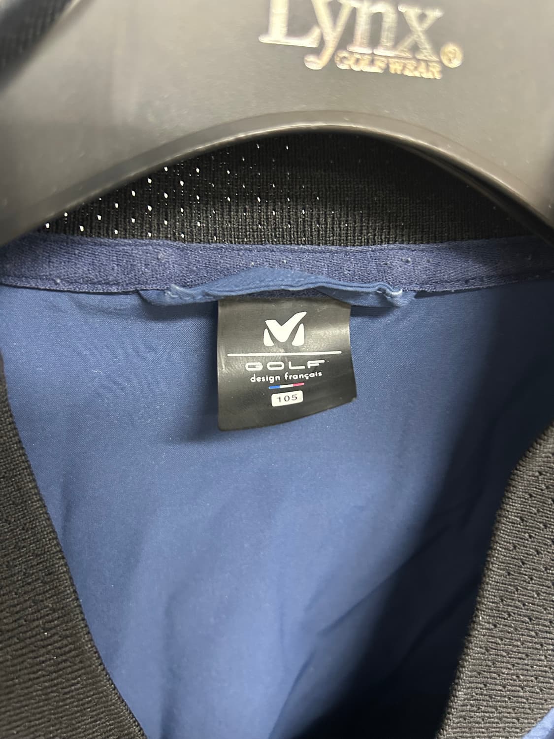 밀레 골프웨어 블루 남성 점퍼 105 상품이미지3