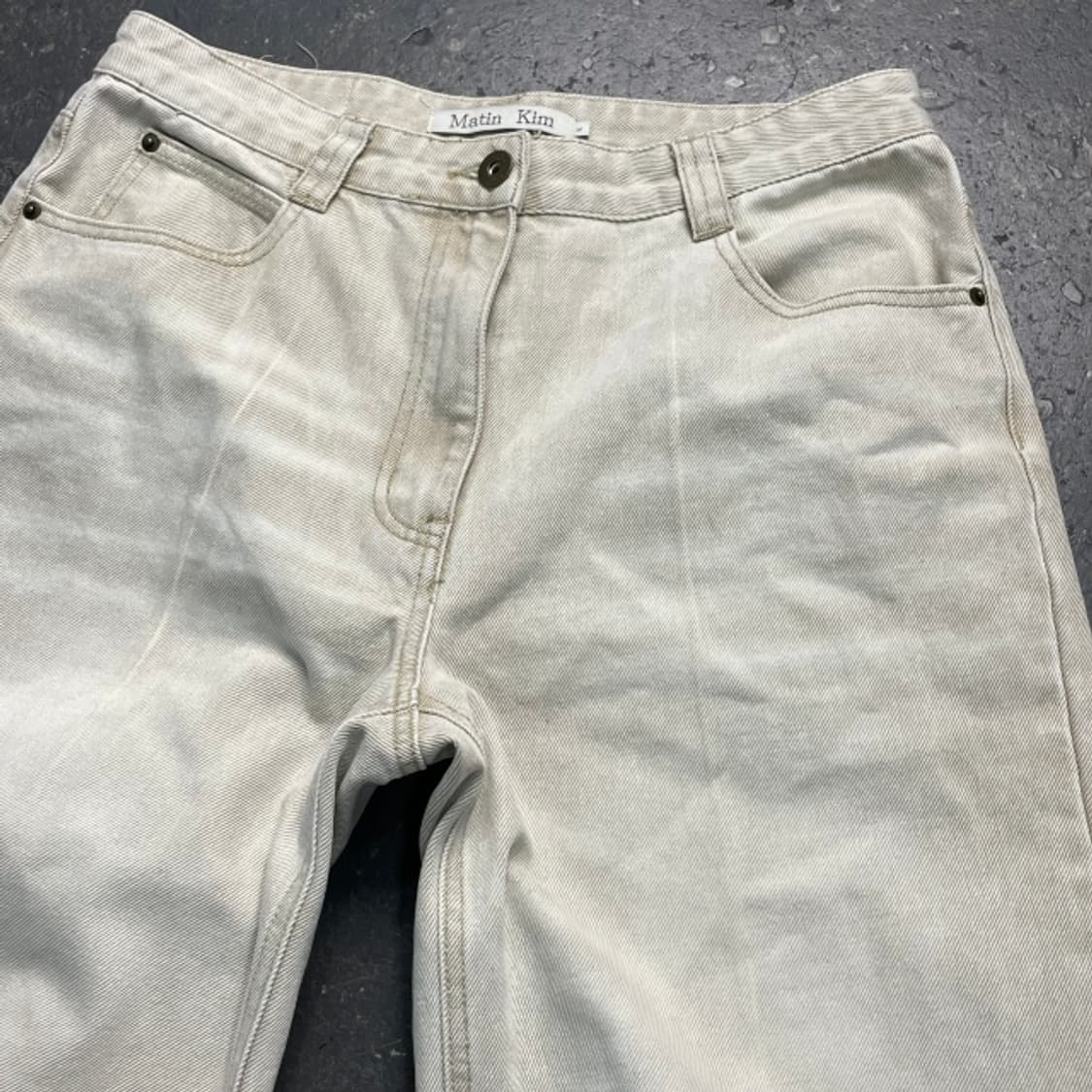 100 마뗑킴 와이드 데님팬츠 상품이미지2