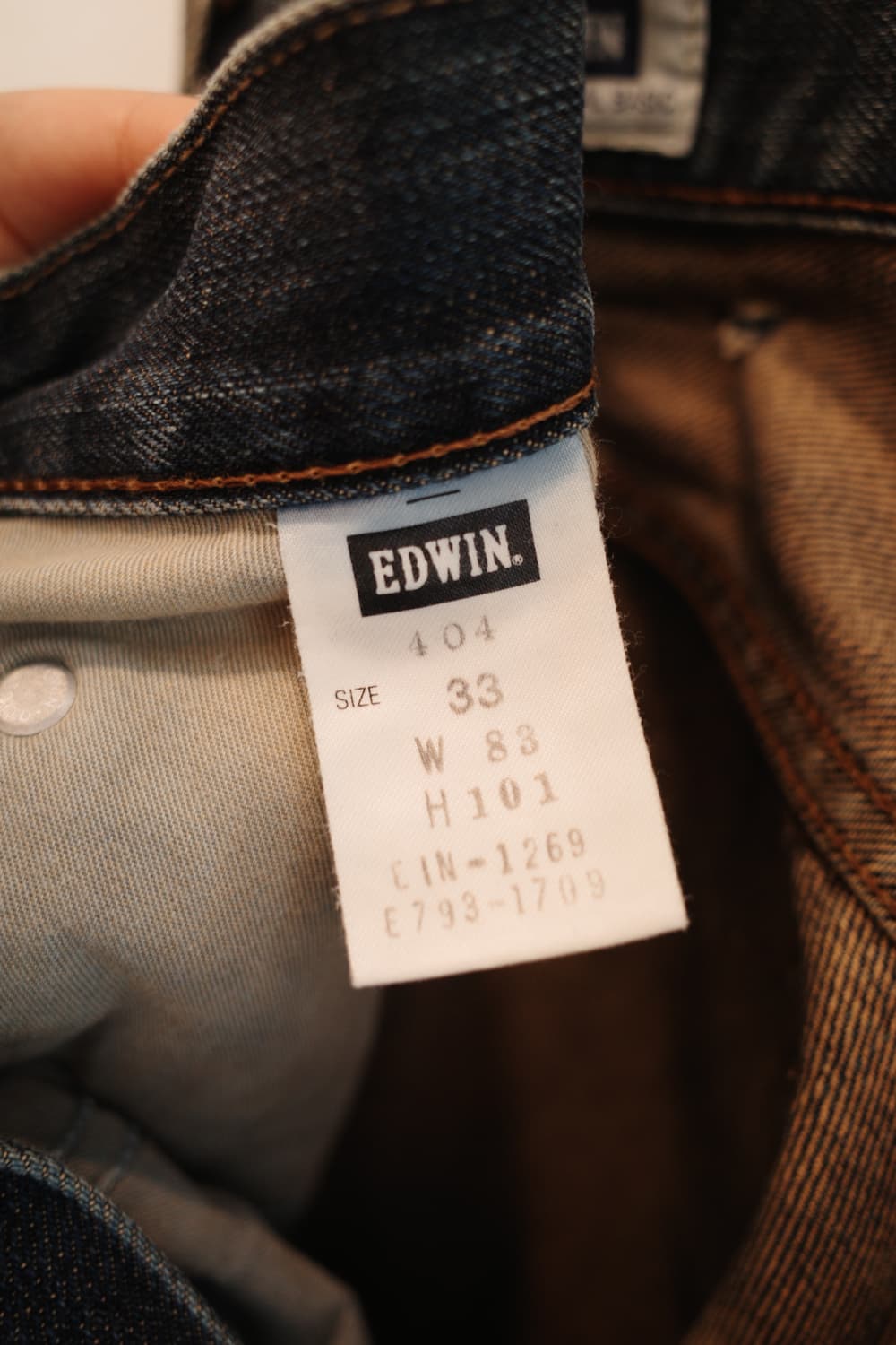 EDWIN 에드윈 404 데님팬츠 (33인치) 상품이미지5