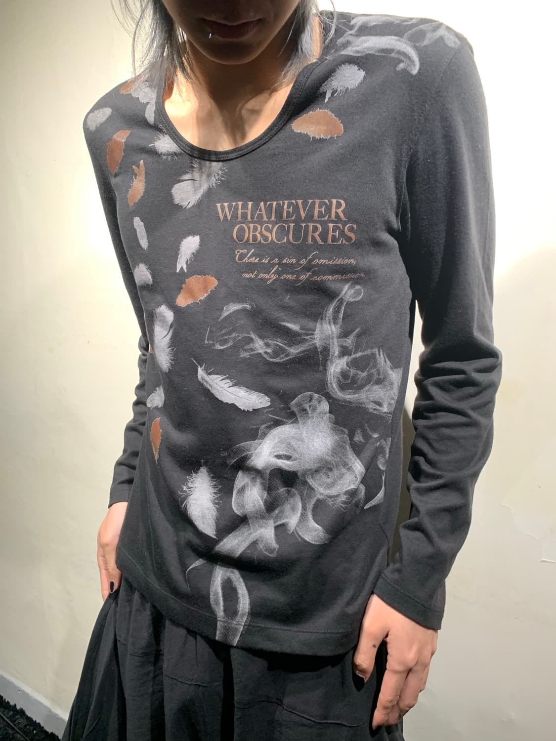 “HIDEAWAYS“ 00s Feather Design Long Slee 상품이미지1