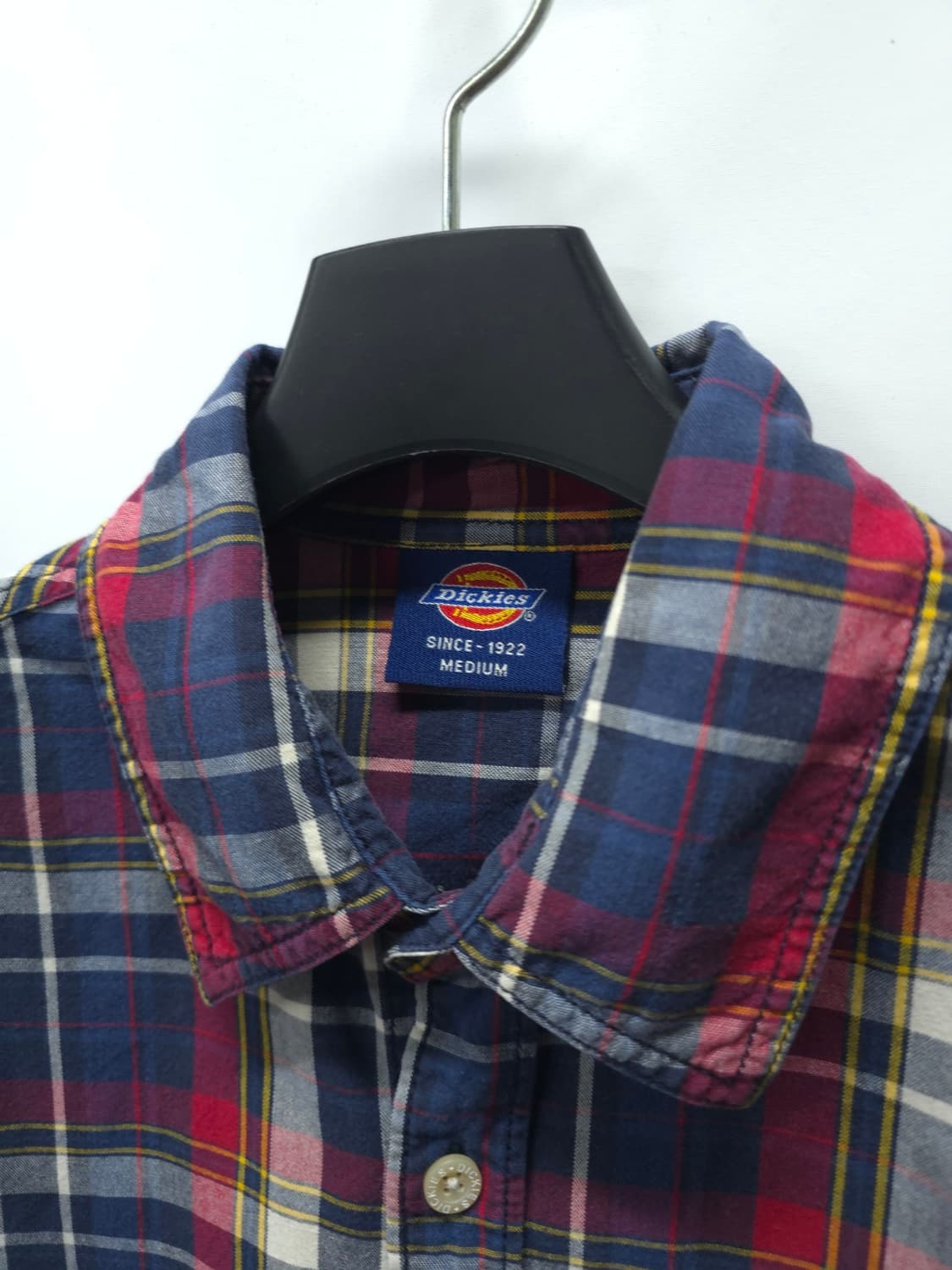 디키즈(DICKIES) 워싱 체크셔츠 (55~66) 상품이미지4