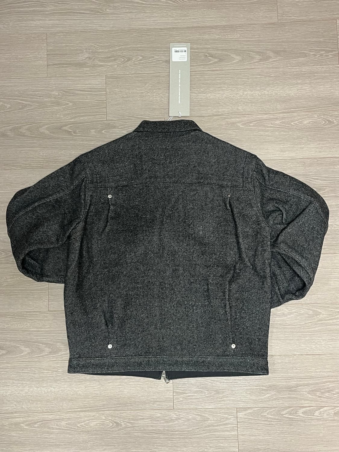 (새상품) 언어펙티드 UNAFECTED 울 헤링본 트러커 자켓 상품이미지4