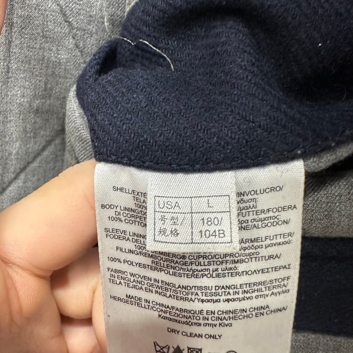 100 브룩스 브라더스 남자 루즈핏 울 코트 상품이미지5