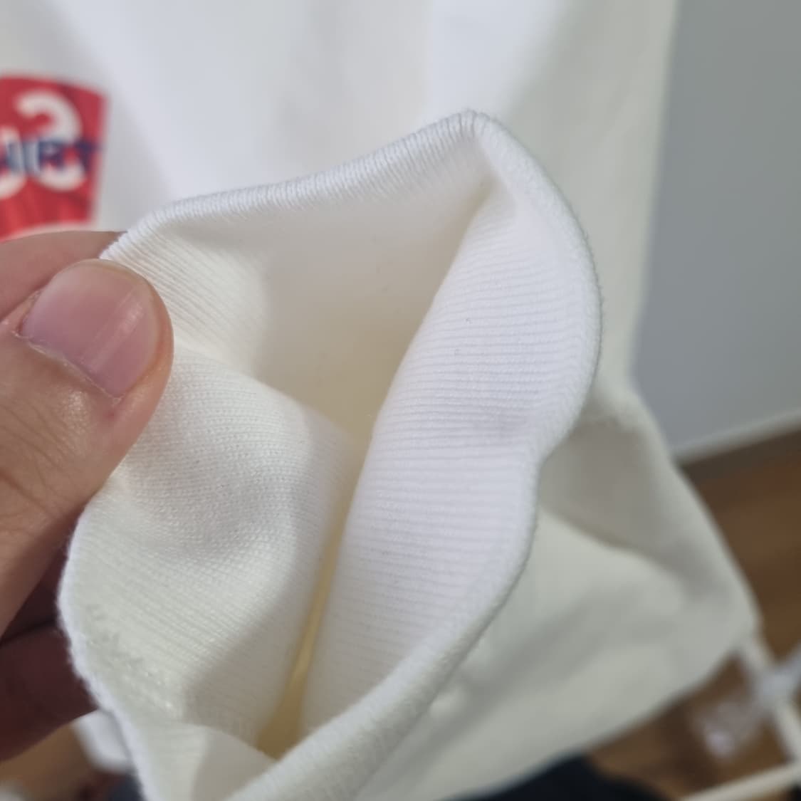 슈프림 꼼데가르송 박스로고 후드 화이트 M사이즈 상품이미지2