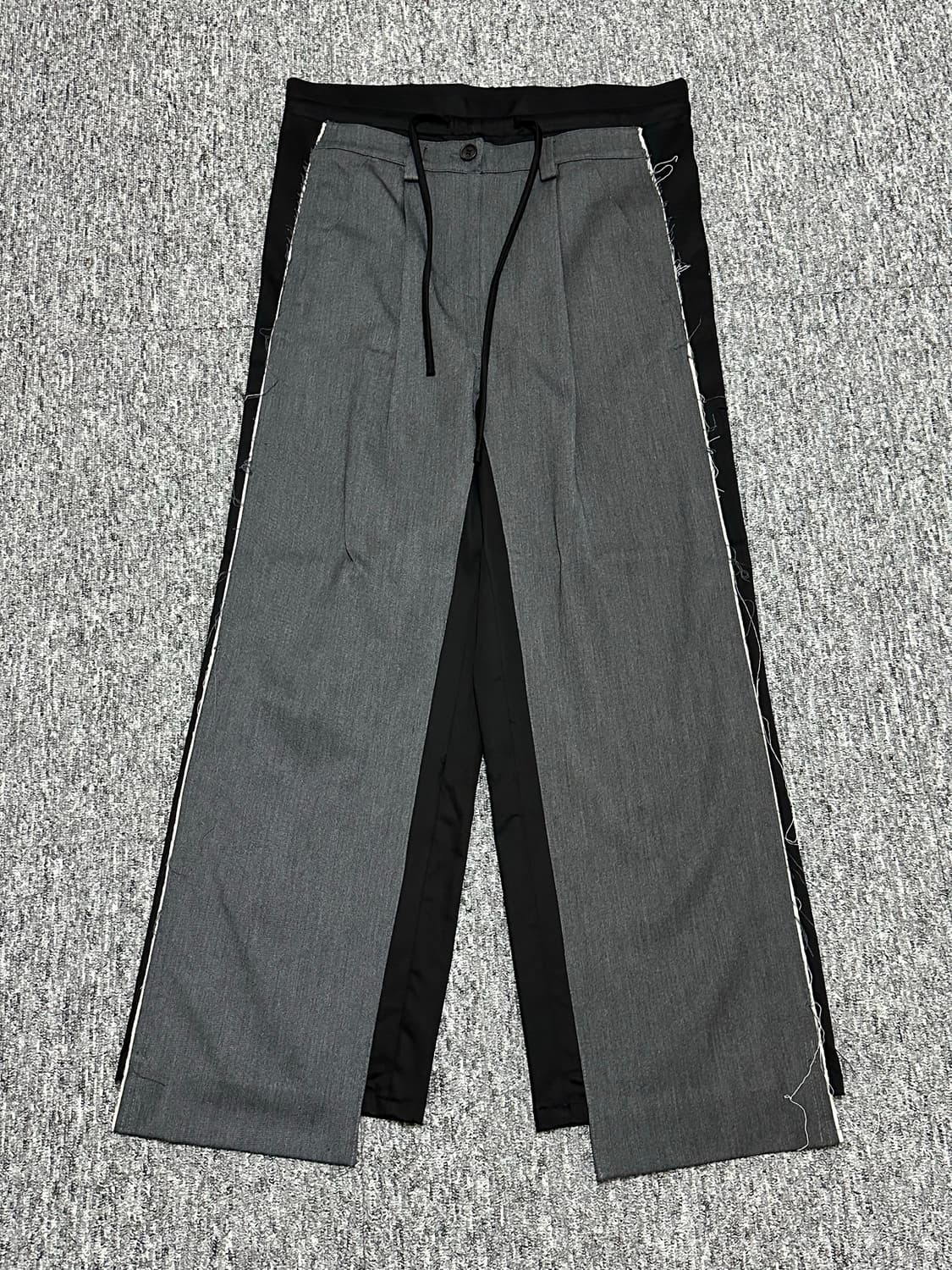 Open yy 오픈와이와이 프론트 스트라이프 팬츠 바지 front 상품이미지1