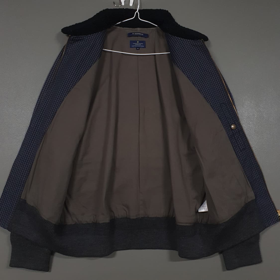 XL) 폴스미스 R.NEWBOLD USN G-1 플라이트 블루종 덱 자켓 상품이미지7