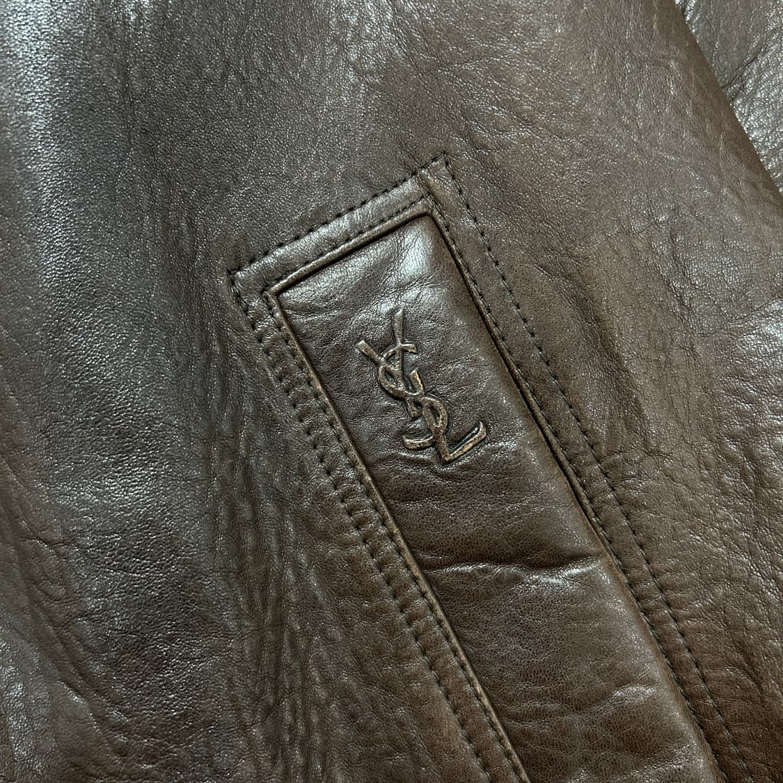 입생로랑 90s 양가죽 레더자켓(95) 상품이미지9