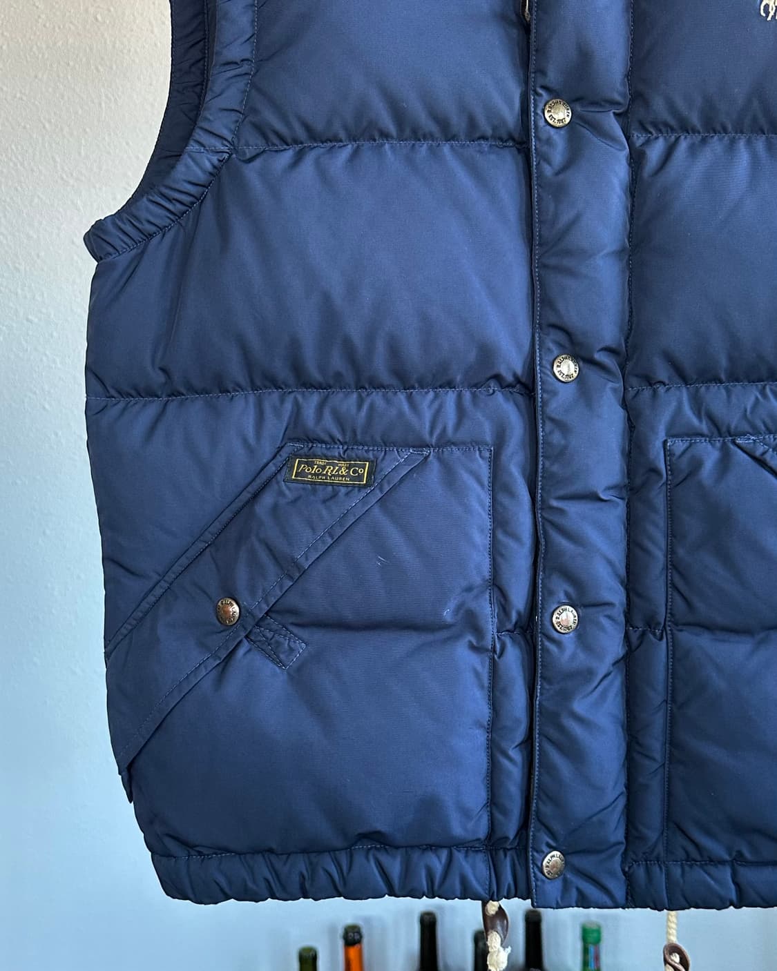 [S]폴로 랄프로렌 네이비 덕다운 패딩 베스트 상품이미지5