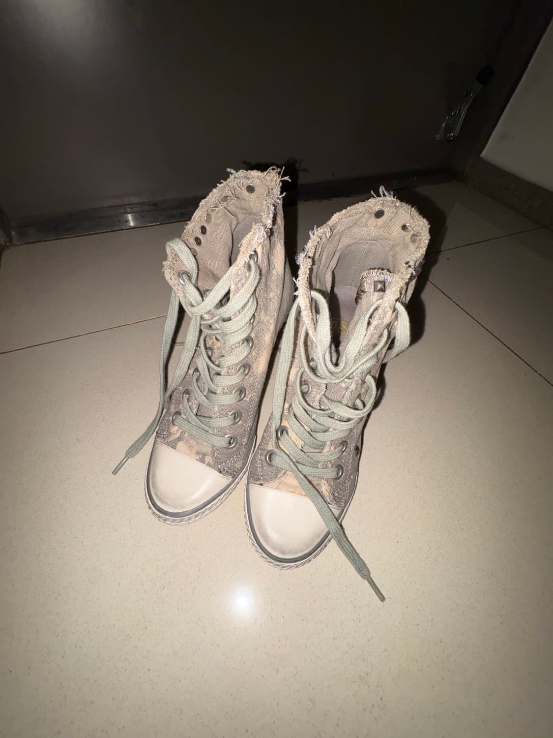 ASH 데님 스니커즈 힐 상품이미지1