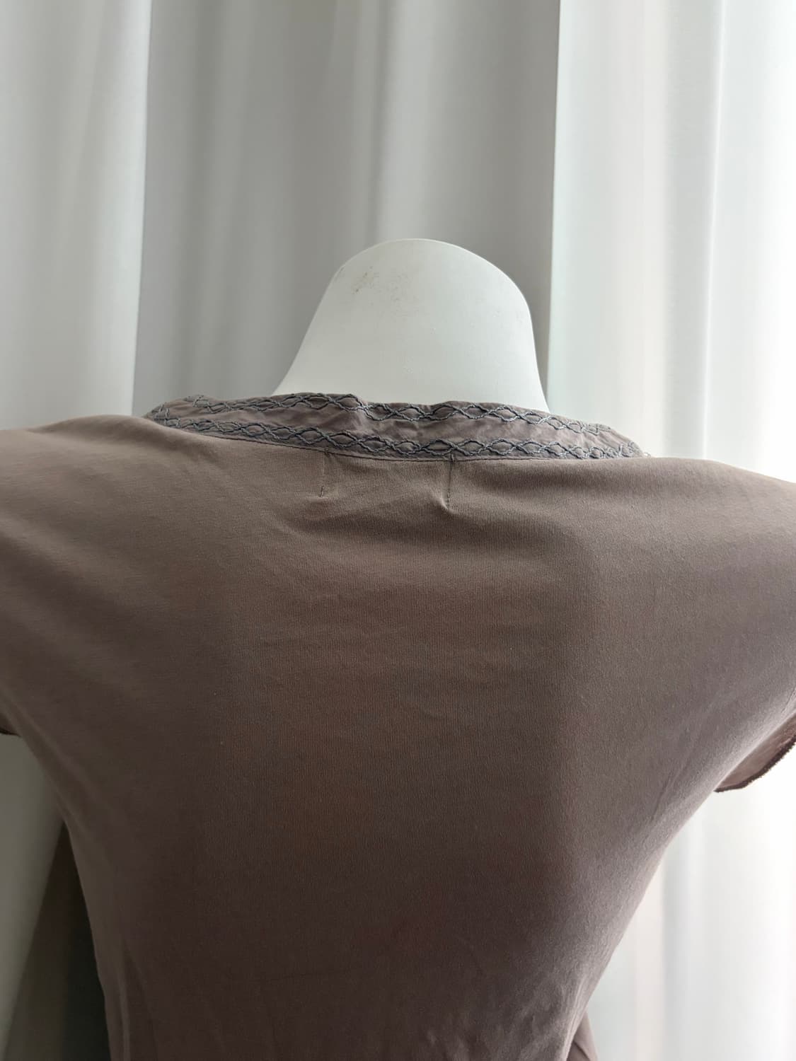 빈티지 에스닉 페어리 모카베이지 탑 상품이미지2