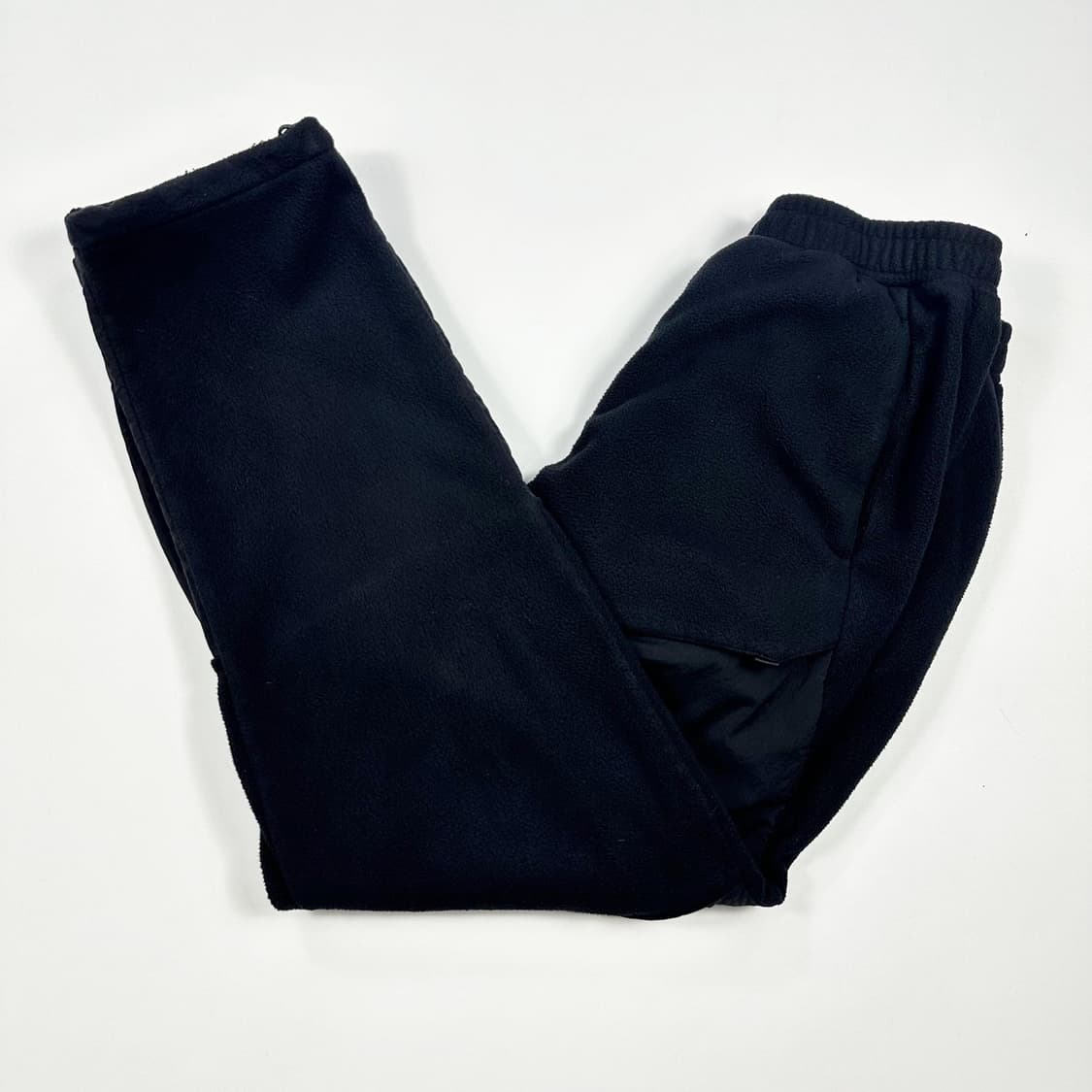 미즈노 트레이닝 블랙 후리스 츄리닝 바지 (M) 상품이미지2